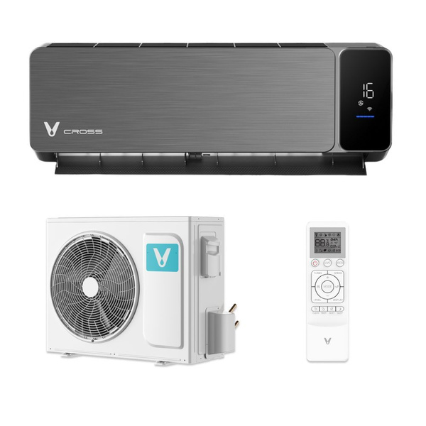 Инверторный кондиционер сплит-система Viomi Cross Pro 9000BTU, серый ...