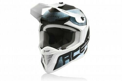 Шлем Acerbis LINEAR White/Light-Blue S - купить с доставкой по выгодным ...