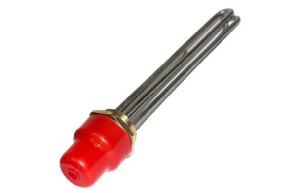 Блок ТЭН прямой 6000 W (220/380 V) на резьбе 2" (58мм) / L тэна 280мм ...