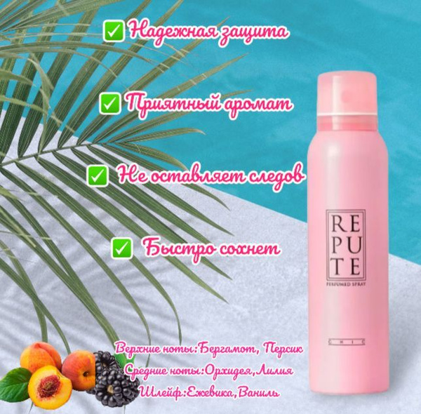 Дезодорант-антиперспирант женский Repute "Chic" 150 мл купить на OZON ...