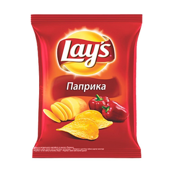 Картофельные чипсы, Lay's, 50 г, Паприка - купить с доставкой по ...