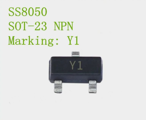 Биполярный npn транзистор SS8050 (Y1), SMD, 2шт. купить на OZON по ...