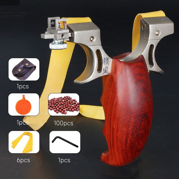 Уличная рогатка из нержавеющей стали плоская резиновая лента с ...