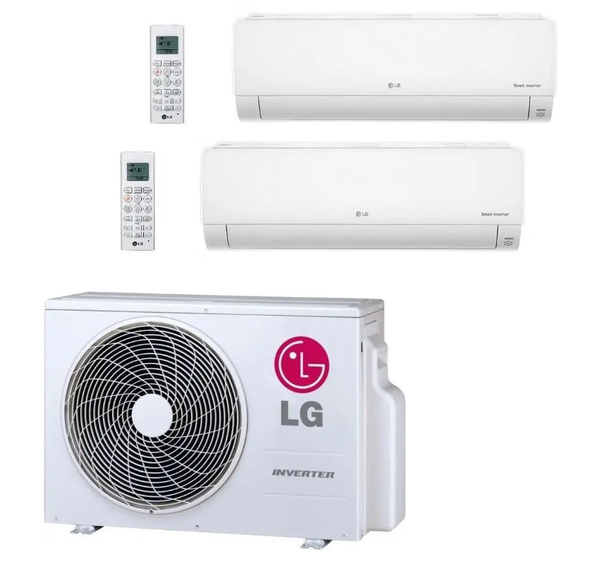Мульти сплит-система на 2 комнаты LG MU2M15.UL4R0/PM07SP.NSJR0/PM07SP ...