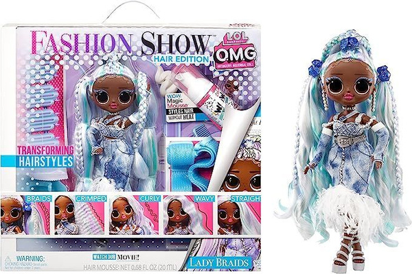 Кукла L.O.L. Surprise! LOL OMG FASHION SHOW LADY BRAIDS. Кукла ЛОЛ ОМГ ...