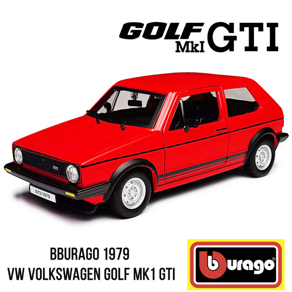 Коллекционная модель автомобиля VW GOLF MK1 GTI в масштабе 1:24 купить ...
