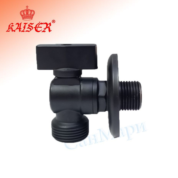 274 Кран KAISER 1/2"х3/4" угловой Black - купить по низкой цене в ...