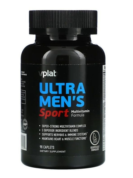 Vplab, Ultra Mens, мультивитамины для мужчин для физической активности ...