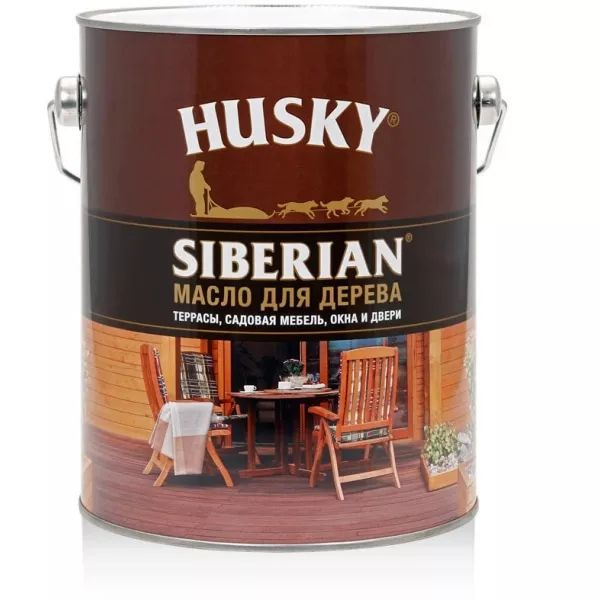 Краска Масло для дерева HUSKY SIBERIAN (2,7л) (zakazkz), Матовое ...