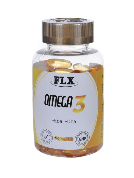 FLX Омега 3 Рыбий жир 90 капсул. - купить с доставкой по выгодным ценам ...