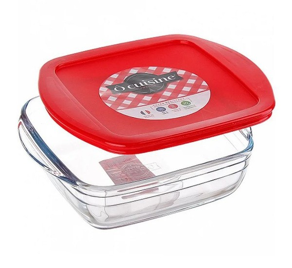 Форма для запекания Pyrex O CUISINE с пластиковой крышкой 20*17*6 л. 1 ...