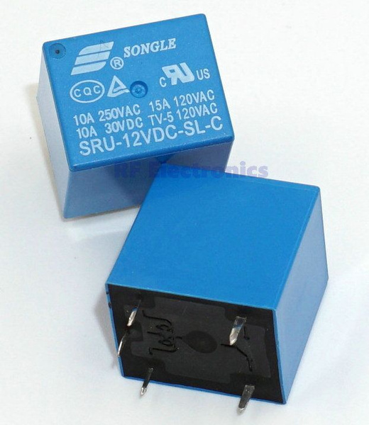(10 шт)Pеле SRU-12VDC-SL-C(12V 10A/15A 250VAC/120VAC 5PIN) купить на ...