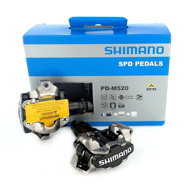Контактные педали spd Shimano pd-m520 domestic production - купить с ...