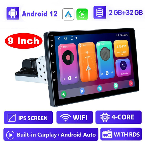 Автомагнитола 9 дюймов 2din с bluetooth Wi-Fi 2+32G Carplay Android ...