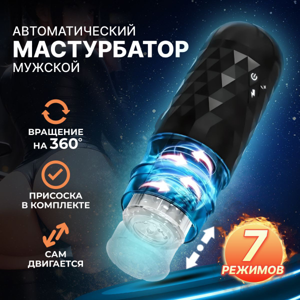 Мужской автоматический мастурбатор c присоской, Секс игрушка для ...