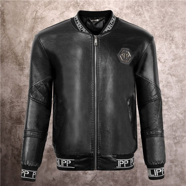 Куртка кожаная PHILIPP PLEIN - купить с доставкой по выгодным ценам в ...