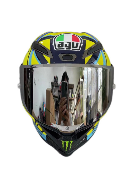 AGV Мотошлем avg pista PISTA E2206 черный, светло-желтый - купить с ...