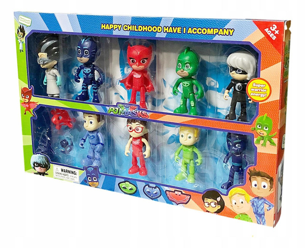 Набор фигурки игрушки Герои в масках PJ Masks 9 шт - купить с доставкой ...