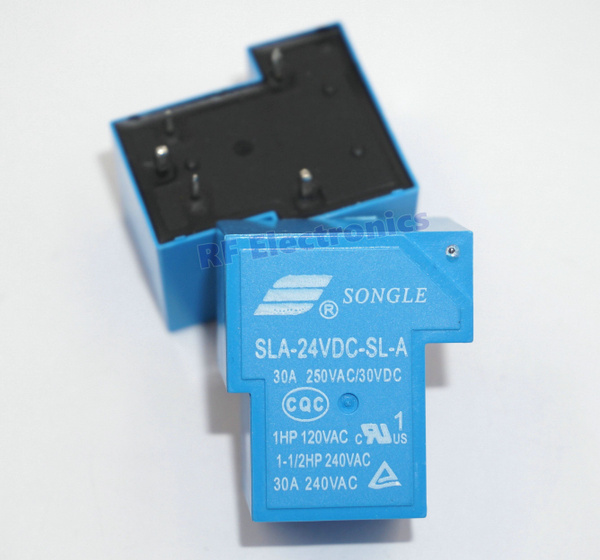 (10 шт)(SLA-24VDC-SL-A) Pеле мощности T90 24V 30A 250VAC/30VDC 5PIN ...