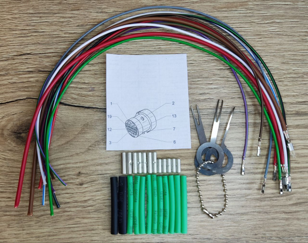 Ремкомплект проводки задней левой двери Опель Астра Н (12 проводов ...
