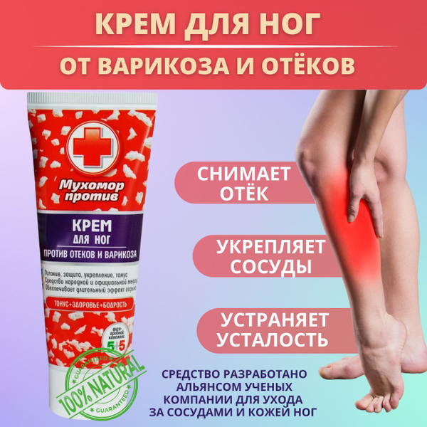 Крем от варикоза ног отеков мазь с каштаном и ментолом - купить с ...