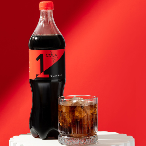 Газированный напиток Cola Classic, Кола классик 1л, 6шт - купить с ...