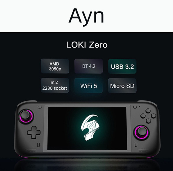 Портативная игровая консоль Ayn Loki Zero 8+128g+ противоударный чехол ...