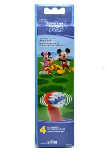 Сменные насадки Oral-B Stages Kids EB10, Сменные насадки для детей, 4 ...