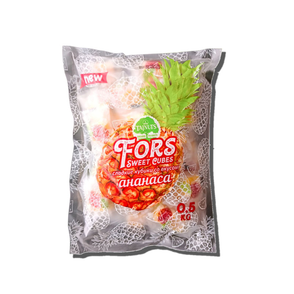 Сладкие кубики со вкусом ананаса, "TAJNUTS", 500гр - купить с доставкой ...