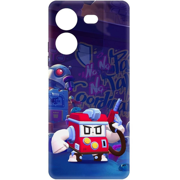 Чехол-накладка Krutoff Soft Case Brawl Stars - V8-БИТ для TECNO Pova 5 ...