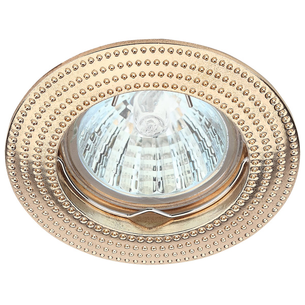 Светильник ЭРА литой MR16,12V/220V, 50W золото KL55 GD - купить в ...
