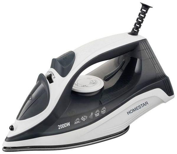 Утюг HomeStar HS-4009, керамика, бело-черный (105376) Керамическое ...