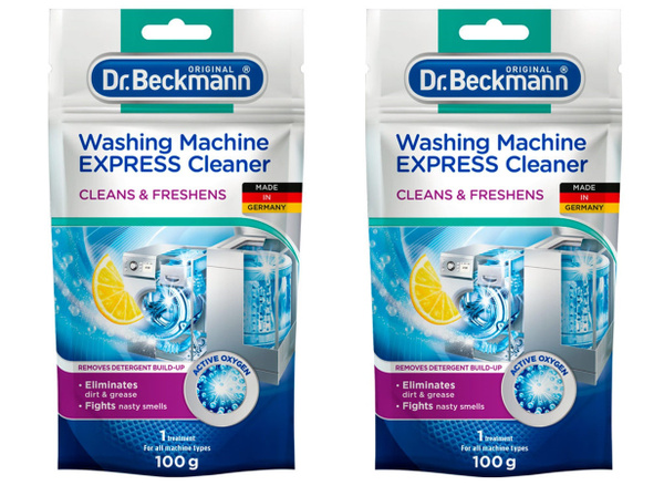 Dr. Beckmann Очиститель для стиральных машин Экспресс, 100 г - 2 шт ...