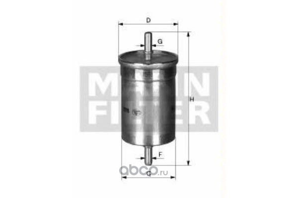 Фильтр топливный MANN FILTER WK6002#MANNFILTER - купить по выгодным ...
