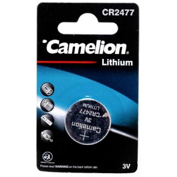 Батарейка Camelion CR2477 BL-1 (CR2477-BP1,3V) - купить с доставкой по ...