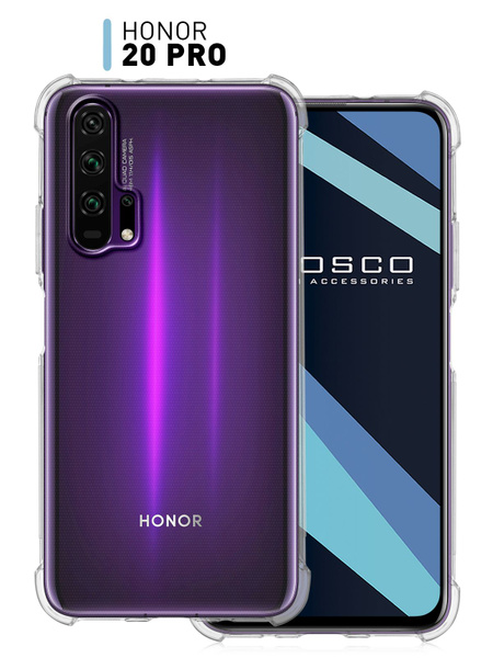 Противоударный силиконовый чехол ROSCO для Honor 20 Pro (Хонор 20 Про ...