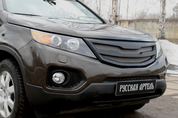 Решетка радиатора для Киа Соренто 2 2009-2012, Kia Sorento 2 решетка ...