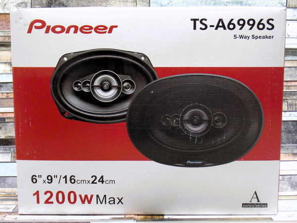 Автомобильные динамики Pioneer "TS-A6996S", Овал 16х24 См (6х9.45 Дюйм ...