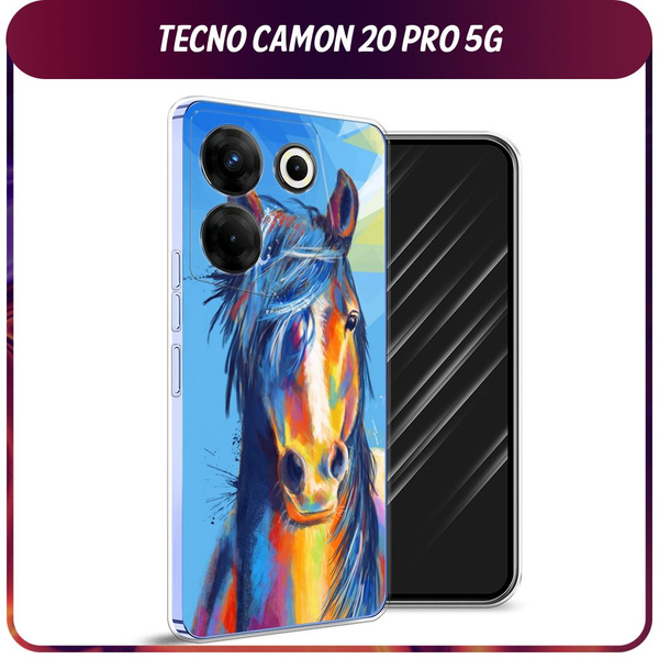 Силиконовый чехол на Tecno Camon 20 Pro 5G / Текно Камон 20 Про 5G ...