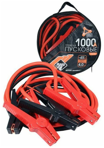 Nova Bright Fusion Провода пусковые 1000А морозостойкие(в сумке) 46778 ...
