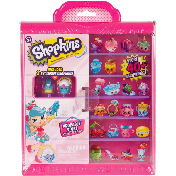 Кейс для хранения Shopkins с двумя фигурками внутри / Shopkins ...