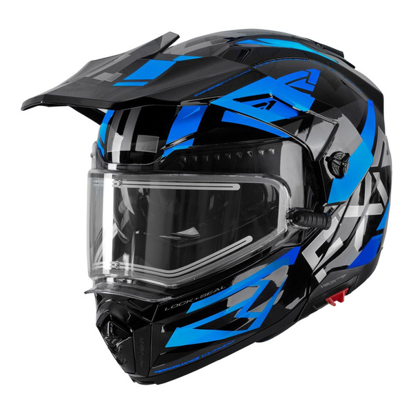 FXR Шлем для снегохода с подогревом Maverick X черный, синий - купить с ...