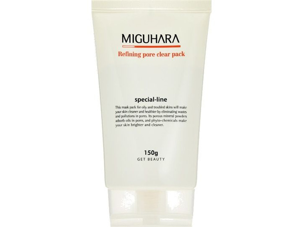 Очищающая маска для жирной и проблемной кожи MIGUHARA Refining pore ...