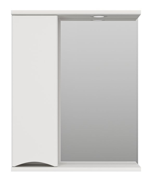 Зеркало со шкафчиком Misty Атлантик 60 L белое - купить с доставкой по ...