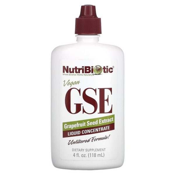 NutriBiotic GSE Grapefruit Seed Extract - Экстракт семян грейпфрута 118 ...