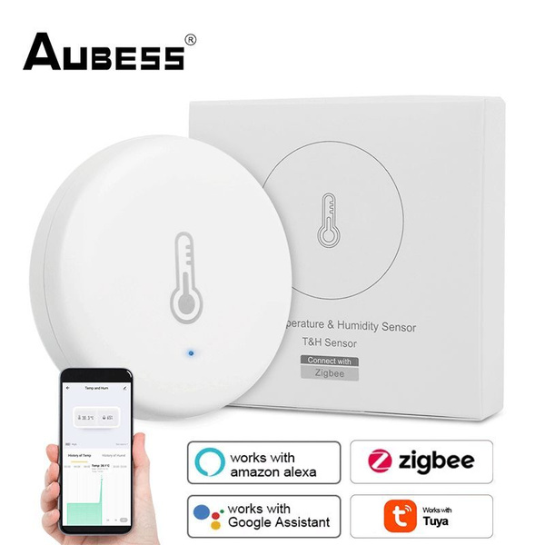 Умный Zigbee 3.0 датчик температуры и влажности Tuya / Smart Life ...