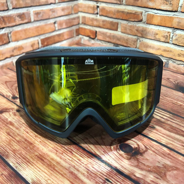 AiM Очки снегоходные с магнитной линзой и подогревом 190-100 Black Matt ...
