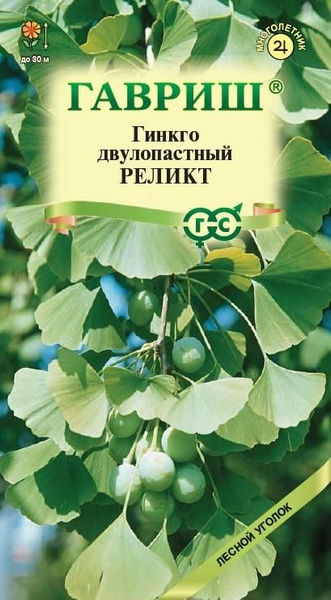 Гинкго билоба Гавриш Гинкго двулопастный Реликт 2 шт. - купить по ...