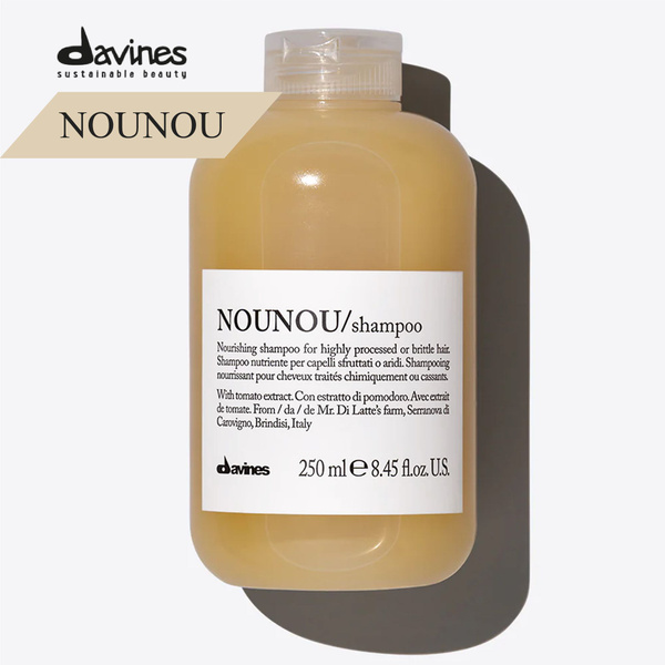 Davines Nounou Профессиональный питательный шампунь для поврежденных и ...