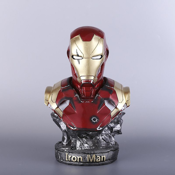 Marvel Avengers GK Модель из смолы Бюст Железного человека Статуя MK46 ...